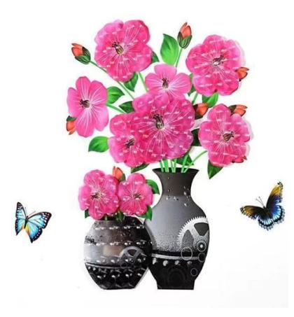 décoration-murale-auto-adhésive-pour-salon-et-bureau-en-3d---pot-de-fleurs