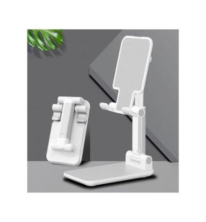 support-universel-de-téléphone-portable-pliable-et-réglable-blan