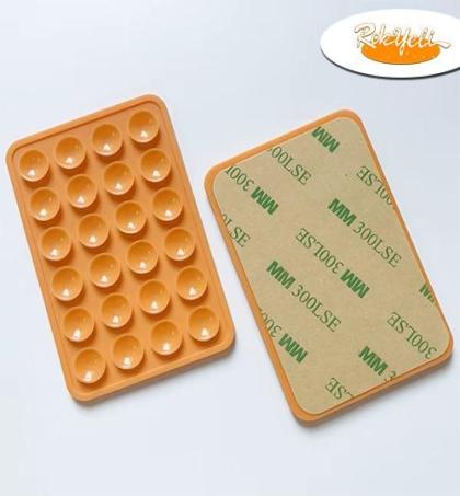 support-téléphone-anti-chute-–-ventouse-en-silicone-pour-téléphone-et-power-bank-–-orange